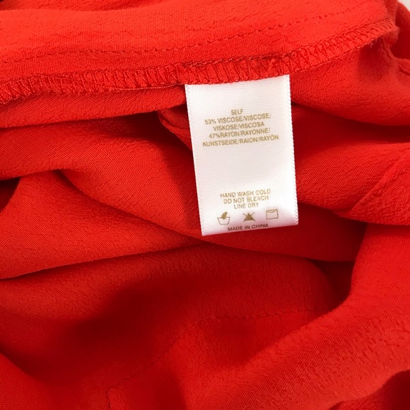 Sunday in Brooklyn dressy Shorts 6 pleated orange Anthropologie - Picture 8 of 11